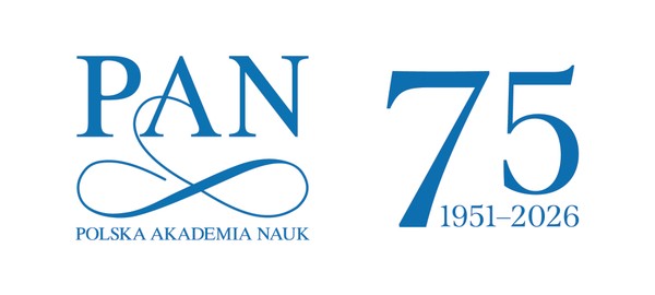 Logo jubileuszu 75-lecia Polskiej Akademii Nauk
